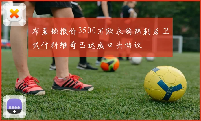 布莱顿报价3500万欧求购热刺后卫武什科维奇已达成口头协议